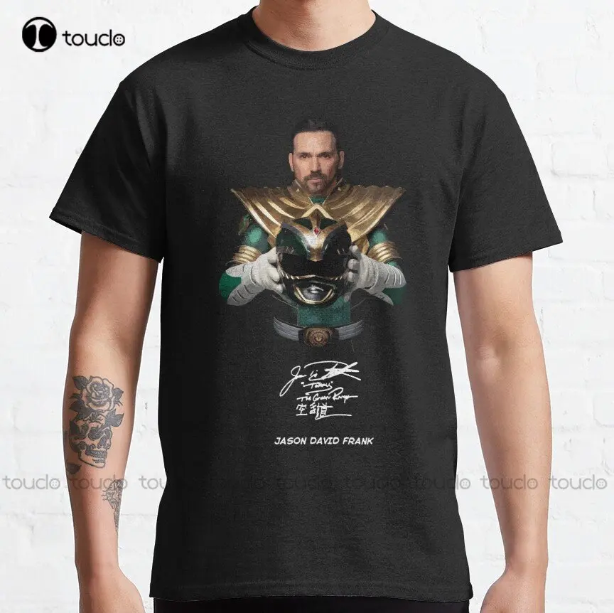 

Классическая футболка Jason David Frank Rip, Оригинальная футболка унисекс с цифровой печатью Aldult для подростков, рождественский подарок, футболка