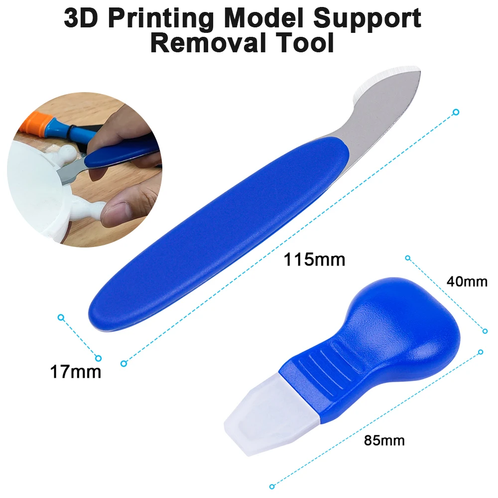 3D Printer Tool Kit for Removing Support PLA ABS UV Light Curing Model Material Support Removal Cutter For 3D Printer parts 3d3d