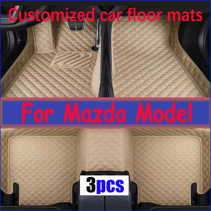 Car Floor Mats For Mazda 3 Axela Cx-5 BT-50 Mazda 5 CX-5 CX-9 CX-8 CX-7 Mazda 2 Mazda 6 Car Accessories