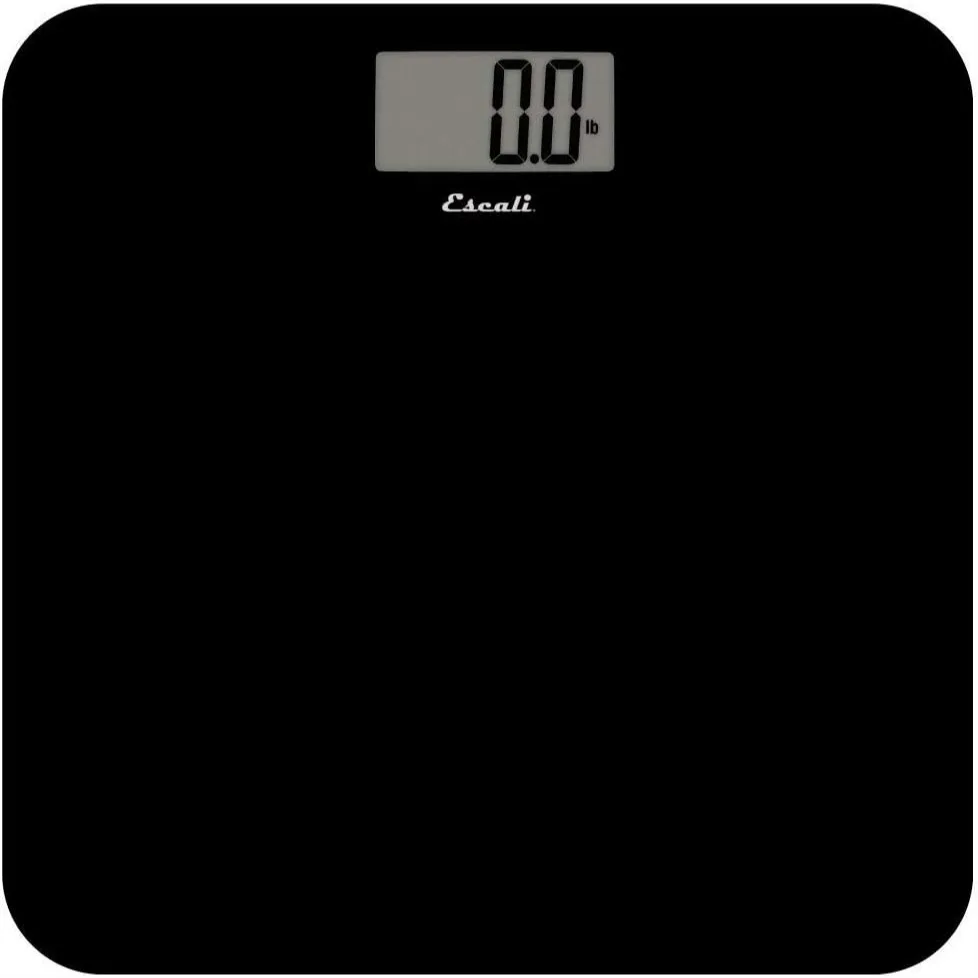 

Digital Glass Bath Scale for Body Weight, 400 lb Capacity, Battery Included, Slim Black