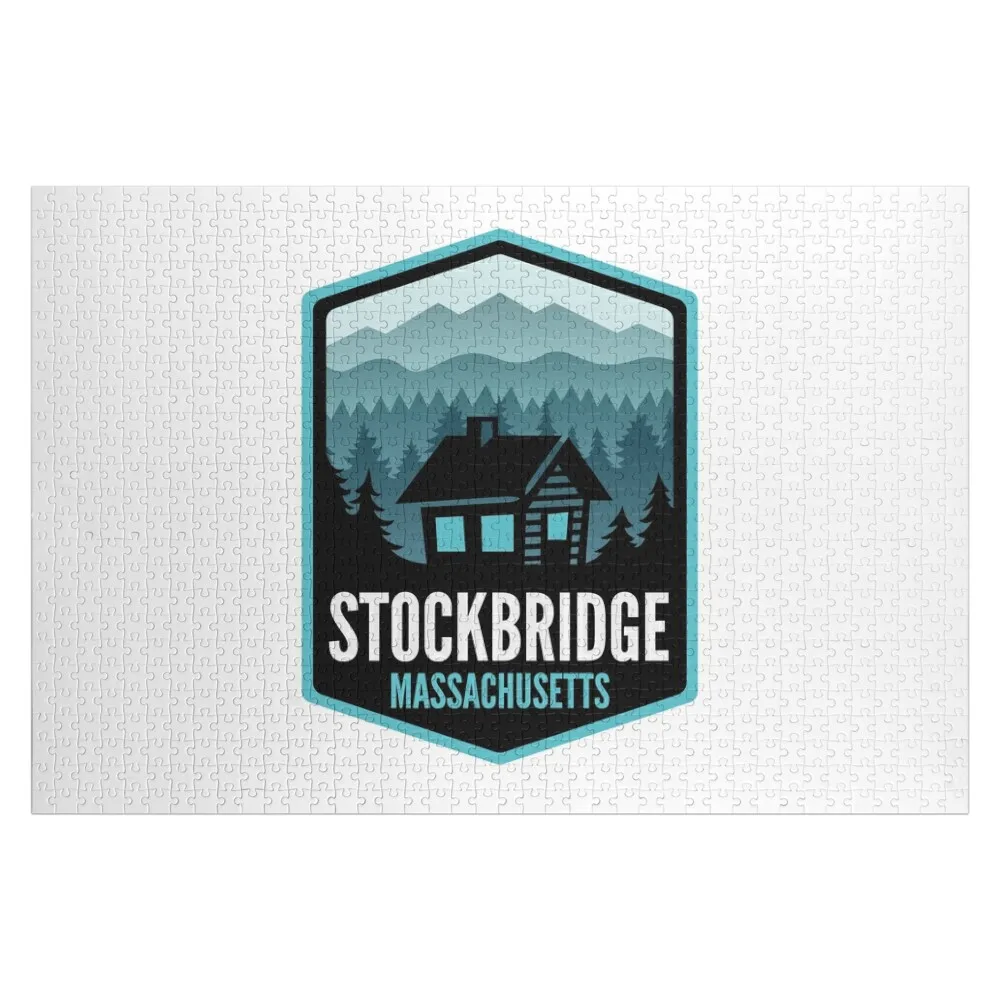 

Stockbridge Massachusetts Mountain Town Cabin Jigsaw Puzzle Personalized Baby Object Wooden Jigsaws For Adults Puzzle