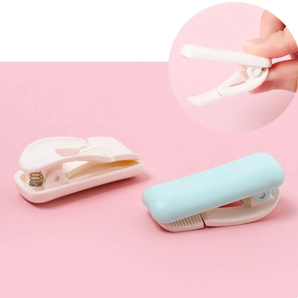 Creative Mini Portable Washi Tape Cutter Office Stationery Accessories Tape Dispenser Clip