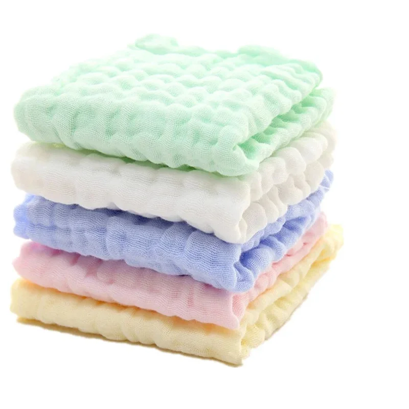 

Детские мочалки — хлопковые детские салфетки — мягкое полотенце для лица новорожденных и мочалка для чувствительной кожи, 5 шт.