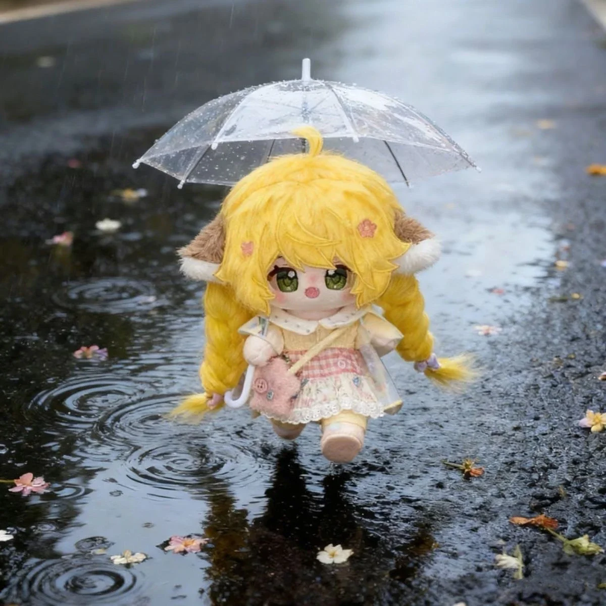 Stuffed 20cm Anime Fox Spirit Matchmaker SUSU Plushies Kids Toy Kawaii Cosplay With Skeleton Body Dress Up Dolls Figures Gift view 5