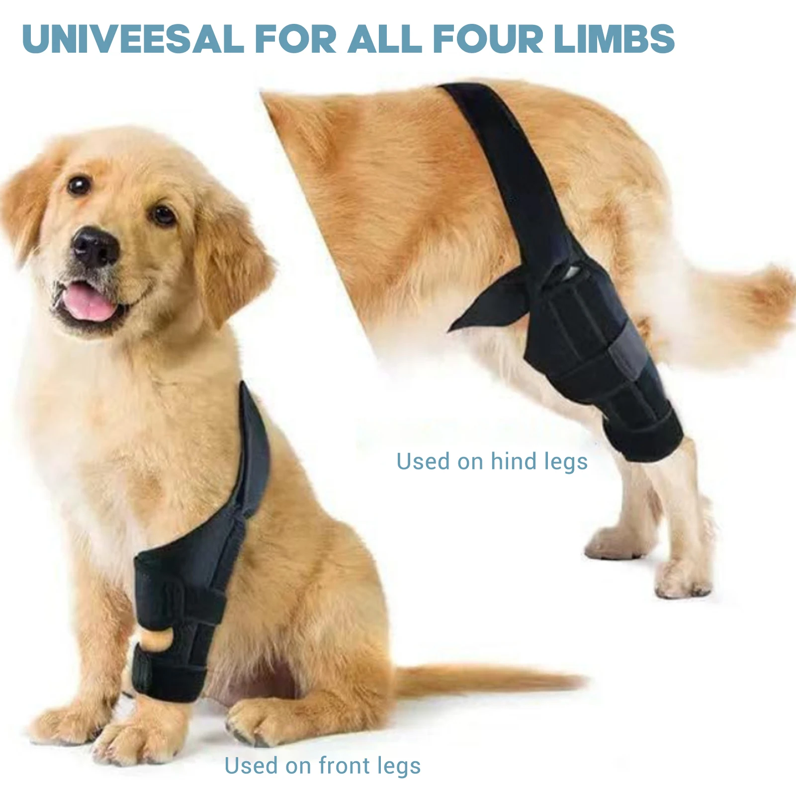 Dog Knee Brace for Torn   Leg Strong Support Dog Leg Brace for Both Back and Front Legs