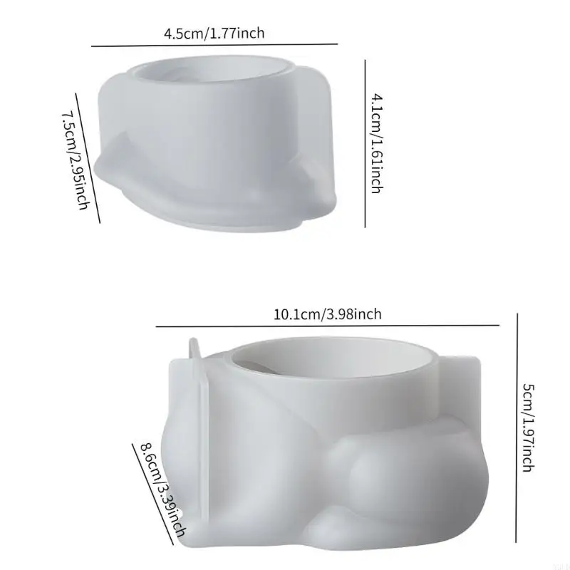 

Пресс-форма для отливки силикона для животных-органайзеров для бетонных ремесел и домашнего украшения