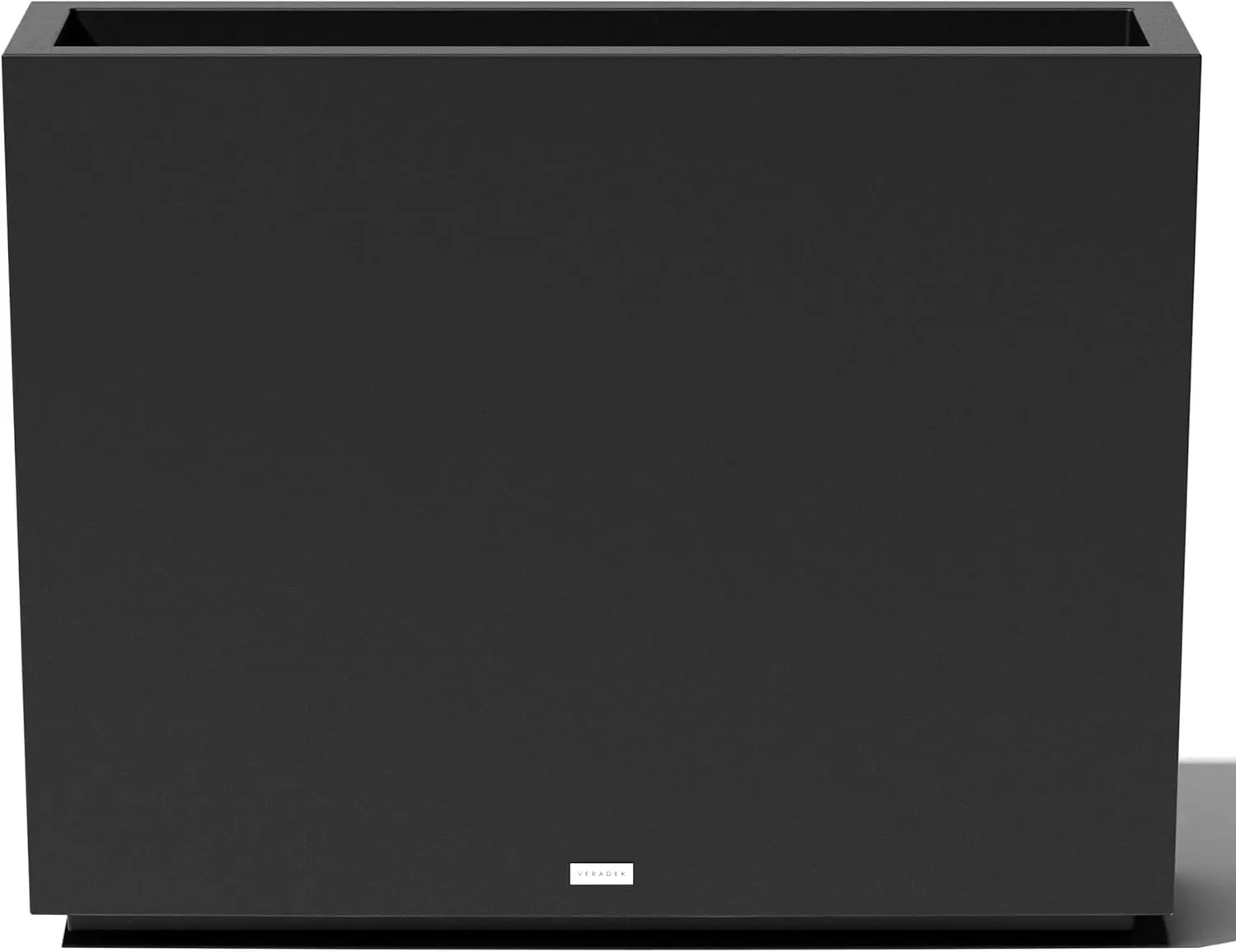 

Block Series Span Plastic Planter - Tall Rectangular Planter for Indoor or Outdoor Patio/Porch | Durable All-Weather wit