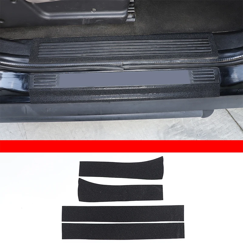 

For Hummer H2 2003-2007 PVC Black Car Door Sill Scratch Protection Trim Scratch Scratch Sticker Car Accessories