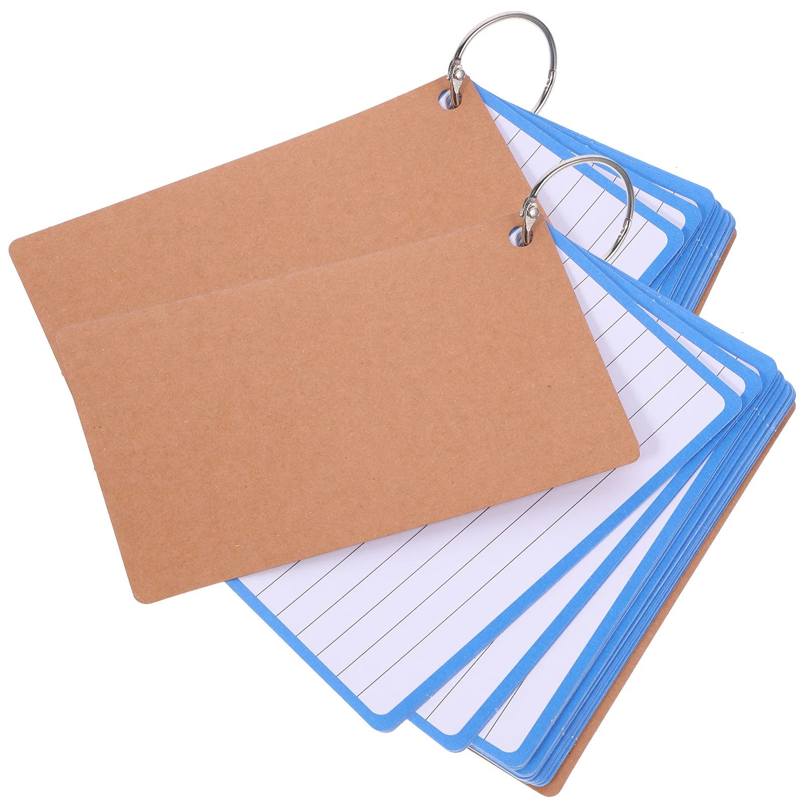 

2 Books 120 Pages Cards Blank Flashcards Graffiti Note Cards Lightweight Portable Message Supplies Thickened Paper