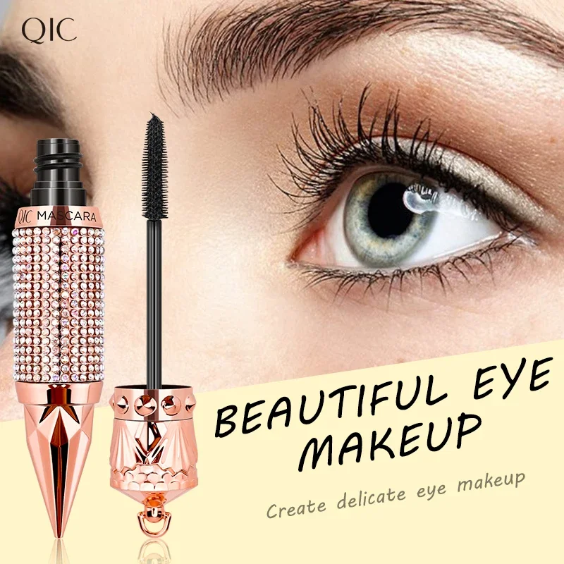 มาสคาร่าและ Fiber de soie extension de Volume de cils noirs recour ระดับการชดเชยของการชดเชยที่ไม่อาจไม่ได้ àchage