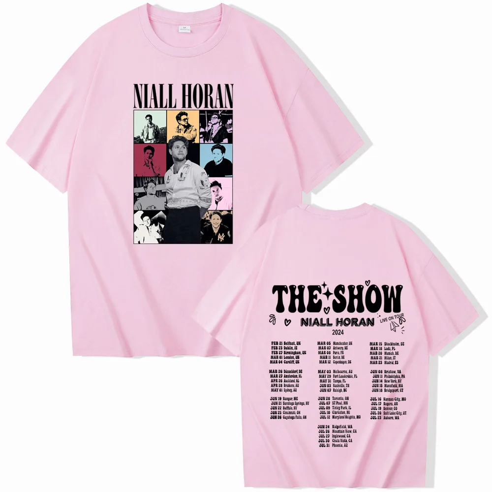 Niall Horan The Show Live On Tour 2024 T-Shirts Fashion Harajuku O-Neck Short Sleeve Man Woman Shirts Fans Gift