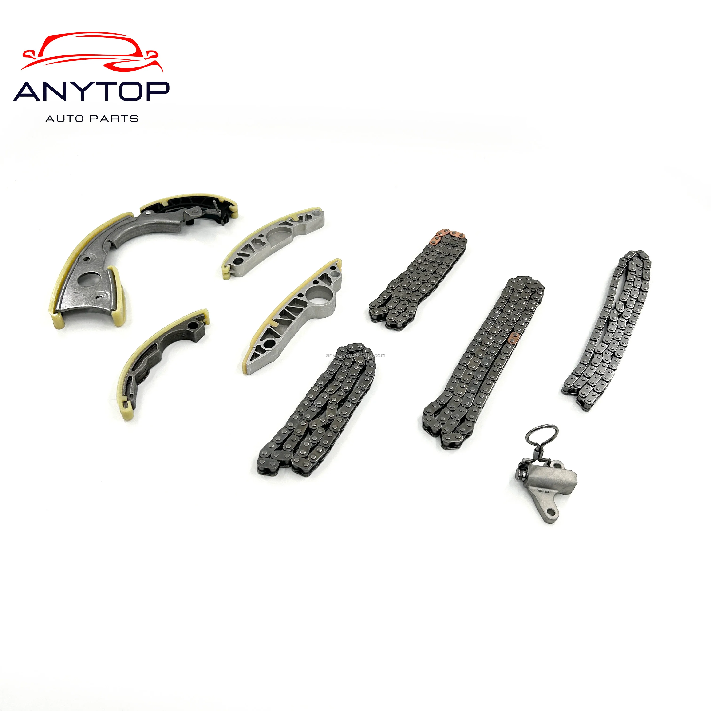 

ANYTOP Timing Chain Kit 06E109229F 06E109229A 06E109218H for AUDI A6L 2.4 C6 11 Pcs/set New 1-Year Warranty