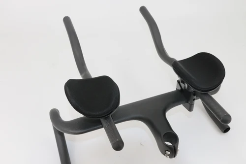 Imagen 2 del producto Nueva abrazadera de forma especial para bicicleta de piñón fijo de carretera, triatlón, prueba de tiempo, 3K, bicicleta de carbono completa, manillar de apoyo TT extendido, barra de carbono