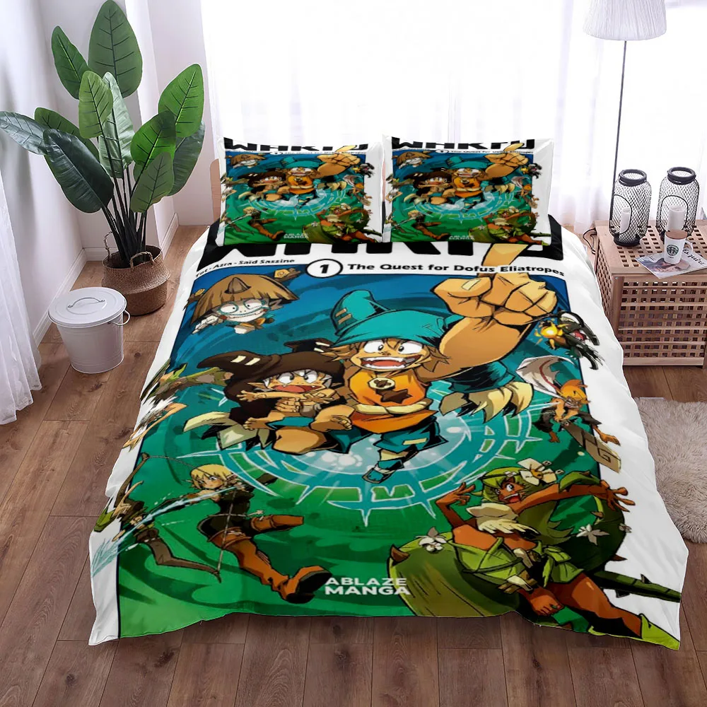 Wakfu Children Duvet Cover Set King Queen Double Twin Single Bed Linen Set