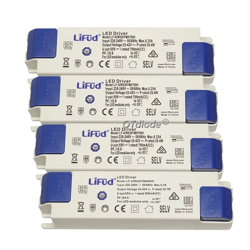 1pcs Lifud LED Driver LF-GIRxxxYM 25-42V 200mA 350mA 600mA 900mA 1000mA 1200mA 1300mA 1400mA 1500mA LED Power Supply Transformer