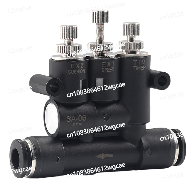 

Adjustable air buffer joint external ANA speed 08 control valve 10 cylinder speed control throttle valve pneumatic SA-06