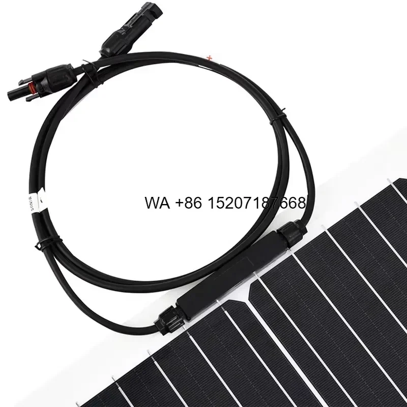 Wmwmnu High Quality 200W Semi Flexible Solar Panel 5BB Cell for Balcony Car Wall CE Rohs Approved Bendable Module