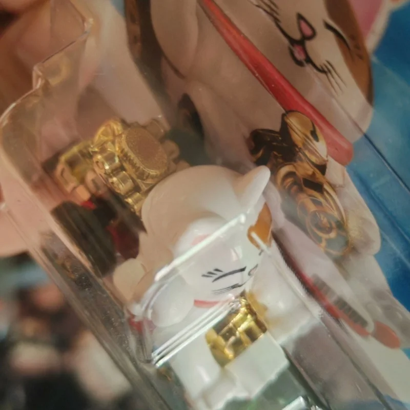 Nowy Oryginalny Model Autka Hot Wheels Szczęśliwy Kot, Zabawka Inercyjna, Kolekcjonerski Prezent Świąteczny, Ozdoba na Biurko, Dostępny od Ręki ﻿