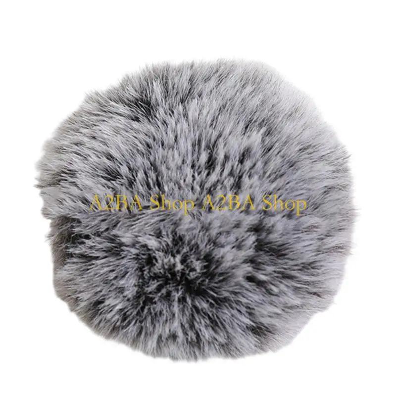 A2BA mikrofony z kołnierzem z klapami przednia szyba futrzane futra na szybę przednią osłona przeciwwiatrowa do mikrofonów Omic