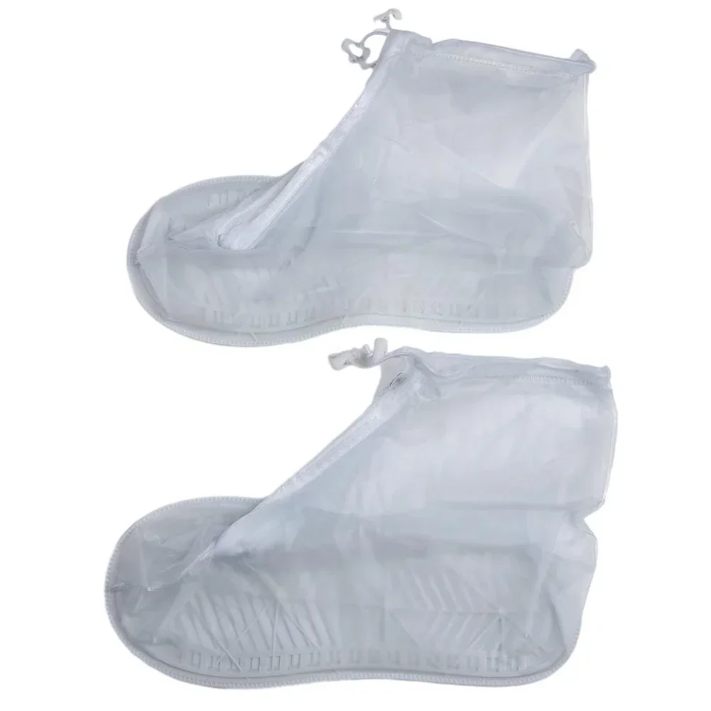 1 Pair Protective Rain Boot Cover Reusable Rain Boot Cover Bicycle Waterproof Overshoe Wear Resistant PVC For Outdoor Camping