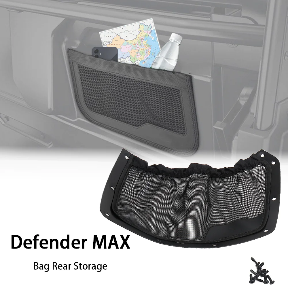 

For Can-Am Maverick R For CAN-AM MAVERICK R 2024 New UTV Rear Seatback Pocket Storage Backrest Seat Back Cover