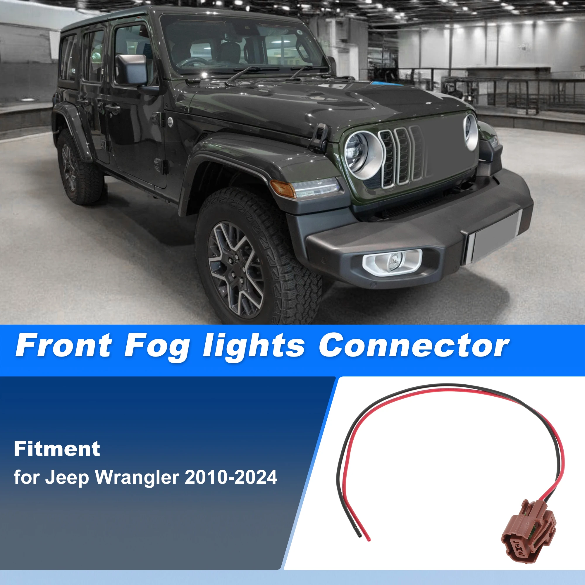Obrázek 3: UXCELL no.68304048af/68081399ab přední mlha světel konektor pro džíp wrangler 2010-2024