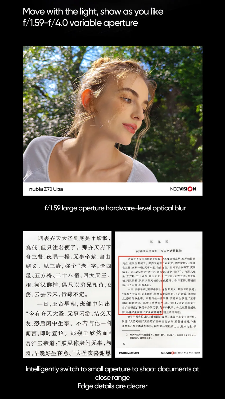 Global Version Nubia Z70 Ultra Smartphone 5G 6.85'' 144Hz Full Display Camera 6150mAh Battery IP68 Waterproof NFC