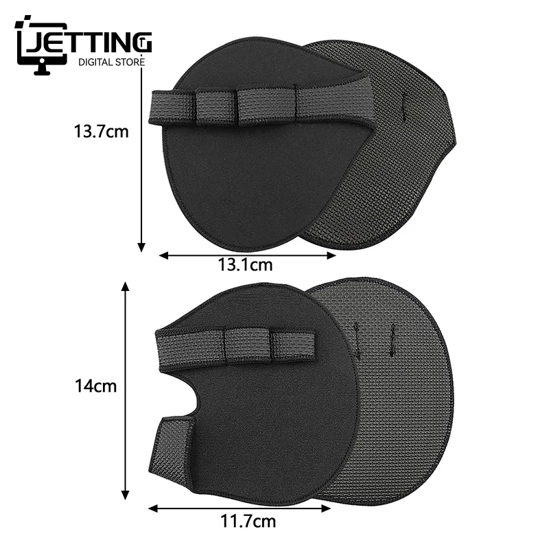 2 قطعة منصات قبضة النيوبرين رفع القبضات الصالة الرياضية تجريب قفازات رفع الأثقال كالستينيات رفع الأثقال اللياقة البدنية الرياضة حامي اليد