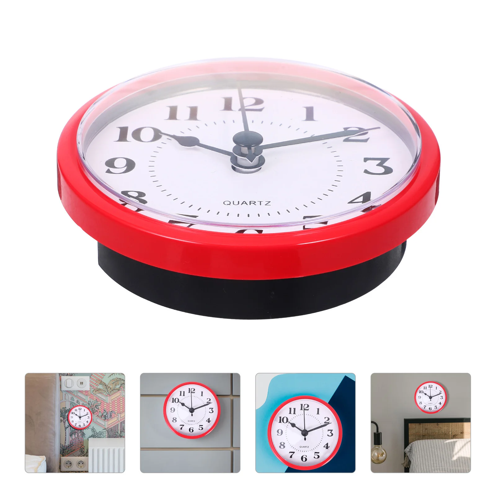 

Mini Quartz Clock Insert Round Inlaid Design Arabic Numerals Precise Timekeeping For Diy Wall Clock Craft Home Decor Office