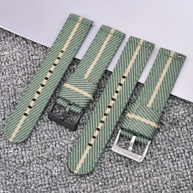 مفتاح تحرير سريع للأذن الخام حزام منسوج بشريط قطري من النايلون عالي الجودة لحزام قماش DW 20 22 مللي متر