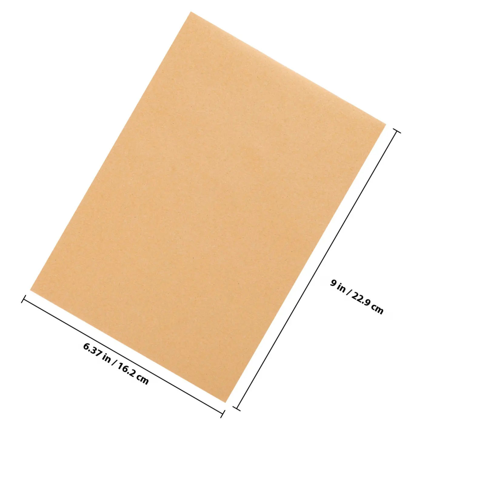 50Pcs Kraft Paper Envelopes Classic Lightweight Envelope for Letters Document Storage Stationary Envelopes Envelope for Letters
