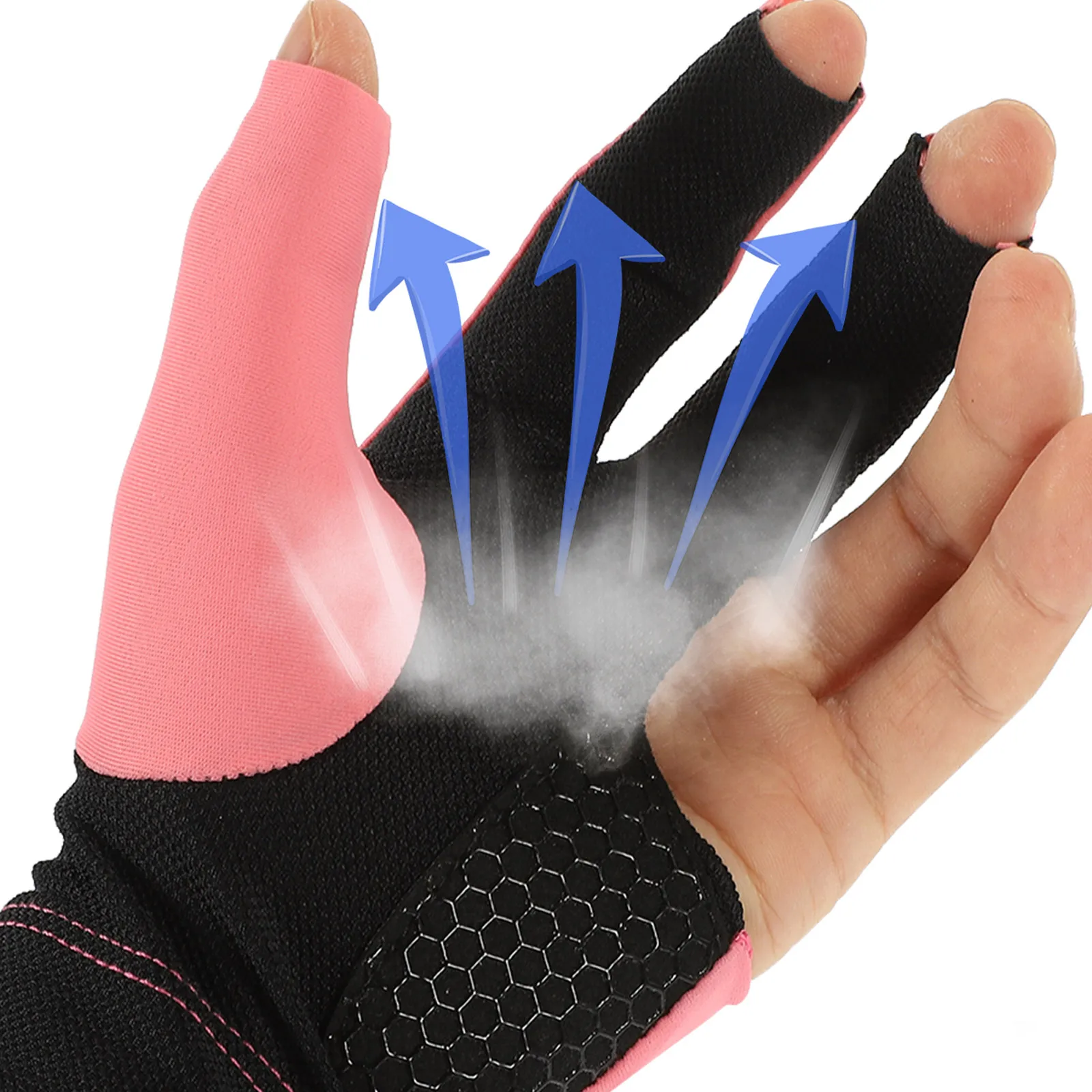 

Anti-slip Billiard Gloves Sport Women Fingers Pool Fingerless Cell Phone Cue Mechanics Accessory Man