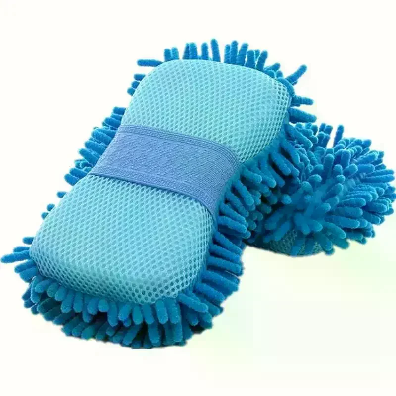 1Pcs Auto Gloves Styling Accessories Microfiber Car Washer Sponge Cleaning Car Care Detailing Brushes Washing Towel