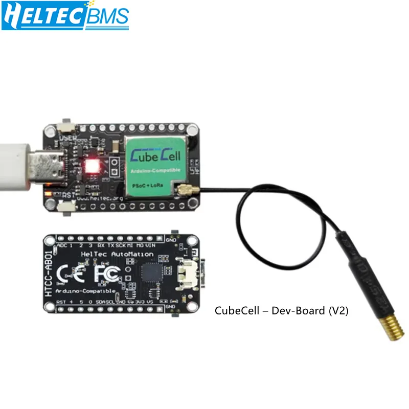 Heltec New IOT Lora Node HTCC-AB01 for Arduino IOT Lora Node V2 Version 433MHZ/868-915MHZ ASR6501 CubeCell – AB01