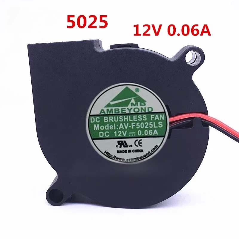 

AMBEYOND AV-F5025LS 12V 0.06A 5CM Silent Centrifugal Turbo Blower Humidifier Fan