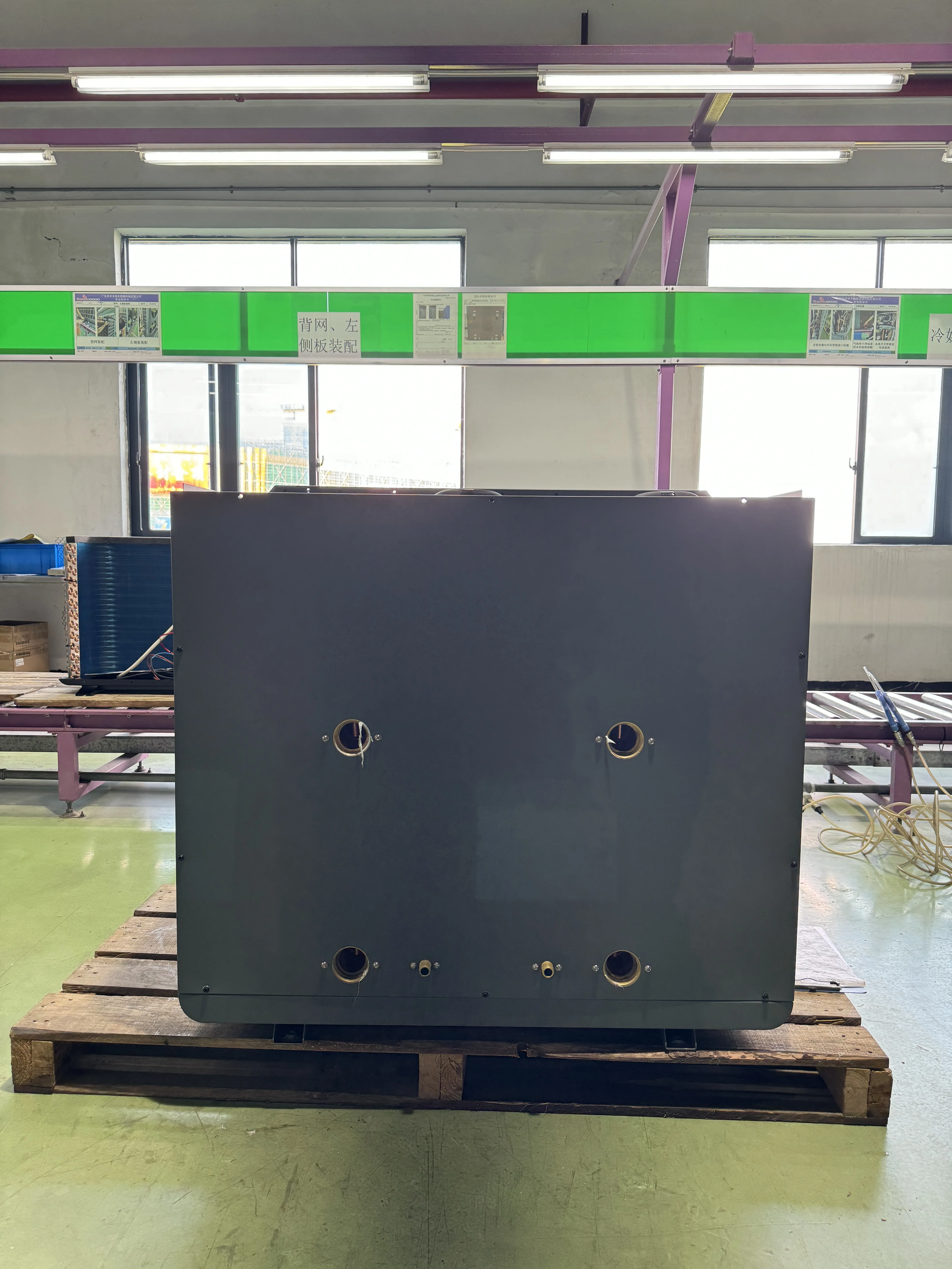 China DC Inverter Geothermal Heating And Cooling System Ground Source Water To Water Heat Pump 20kw