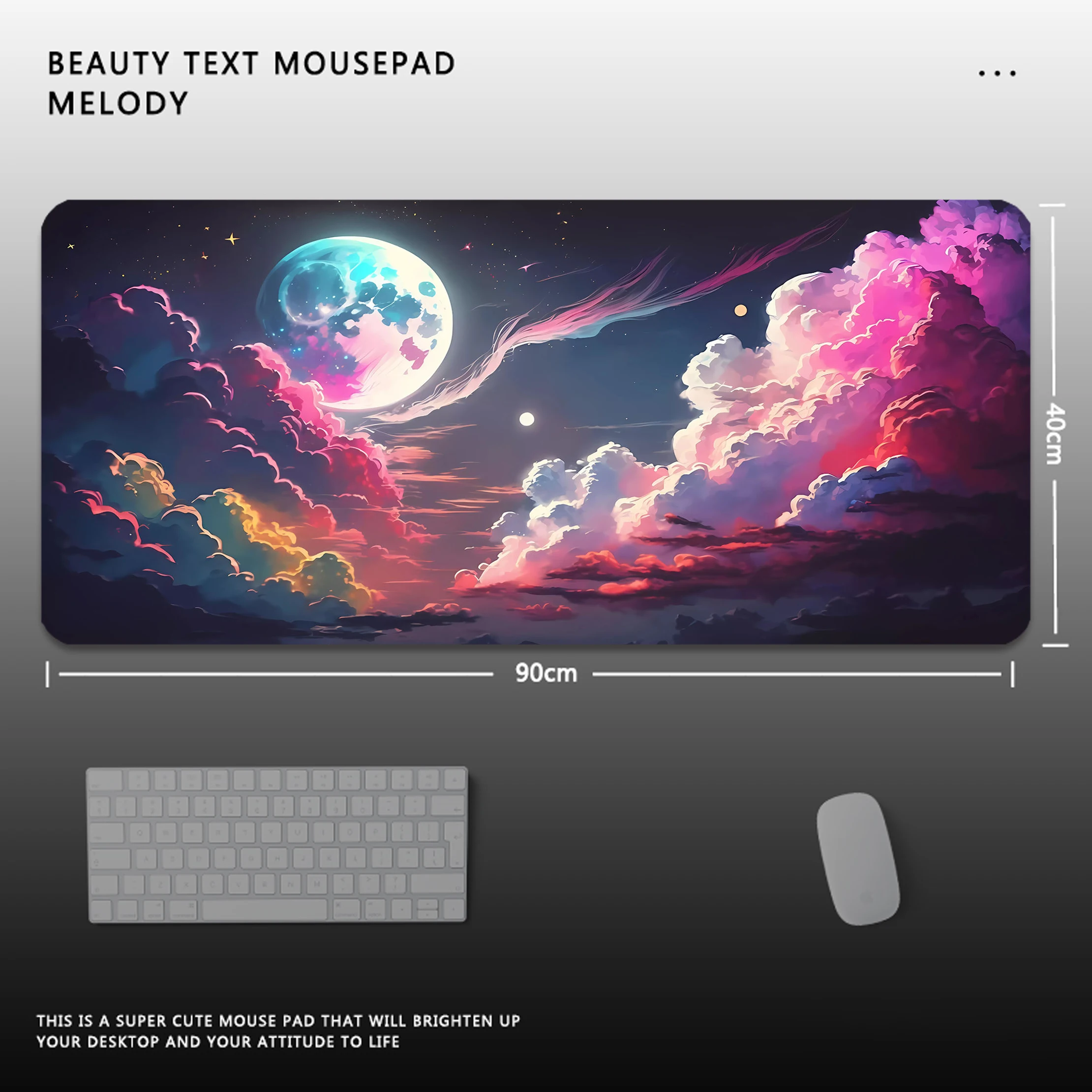 

Desk Mat Gaming Computer Mouse Pad Sky Cloud Large Mouse Mat Big Non-Slip Rubber Gamer Mousepad for Laptop PC Game Accessories