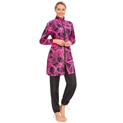 Burkini Muslim Swimwear for Women, Modest Swimsuit, Islamic Clothing Sets, Long Hijab, Full Cover, Islamic Abaya