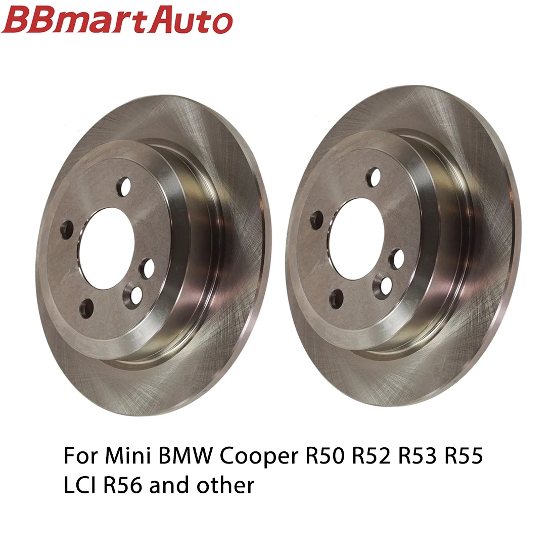 

34211503070 2pieces rear brake disc for Mini BMW Cooper R50 R52 R53 R55 LCI R56 and other.BBmart Auto Parts