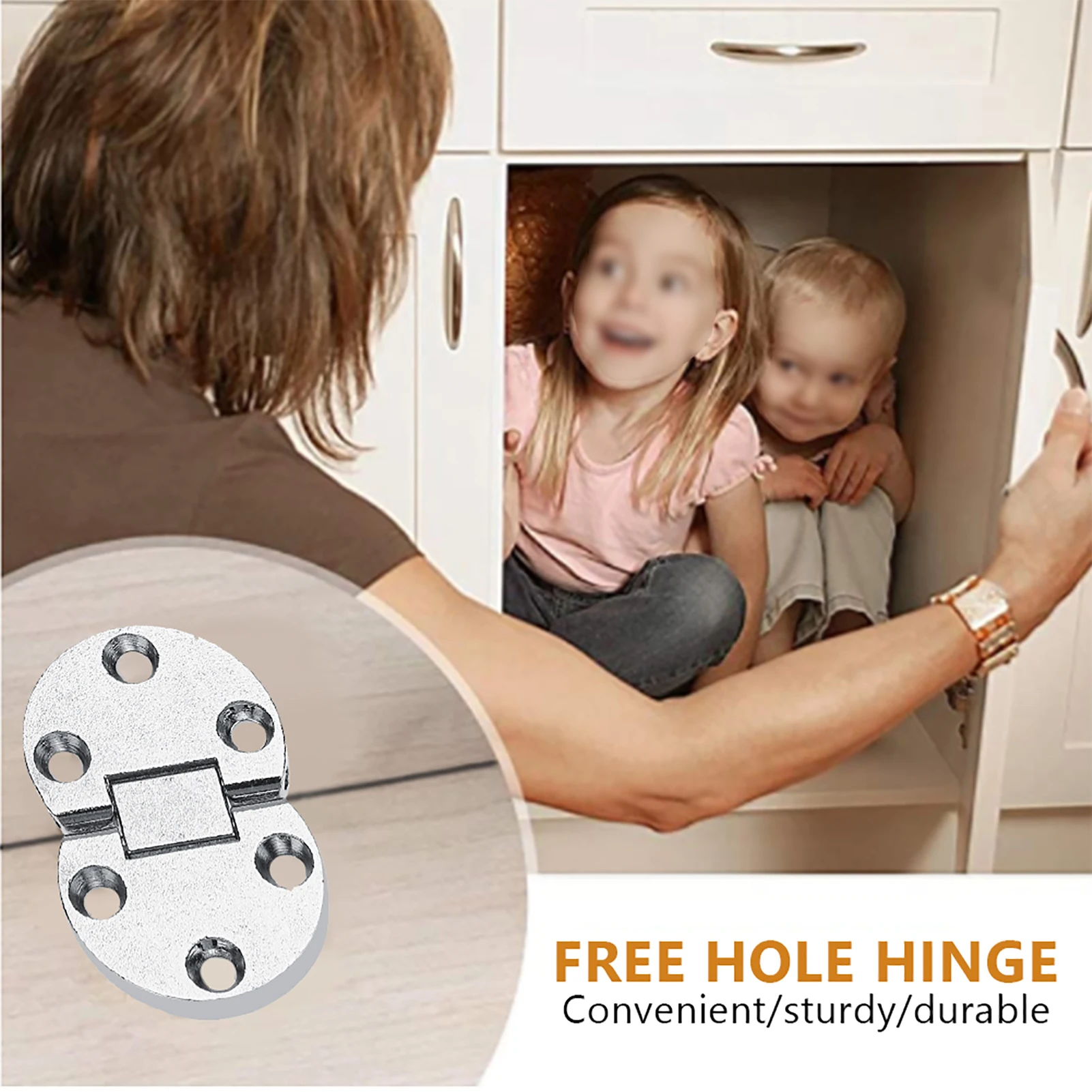 2PCS Table Flap Hinge Zinc Alloy Self Supporting Folding Table Hinges Home Flap Tables Furniture Oval Hardware Table Hardware