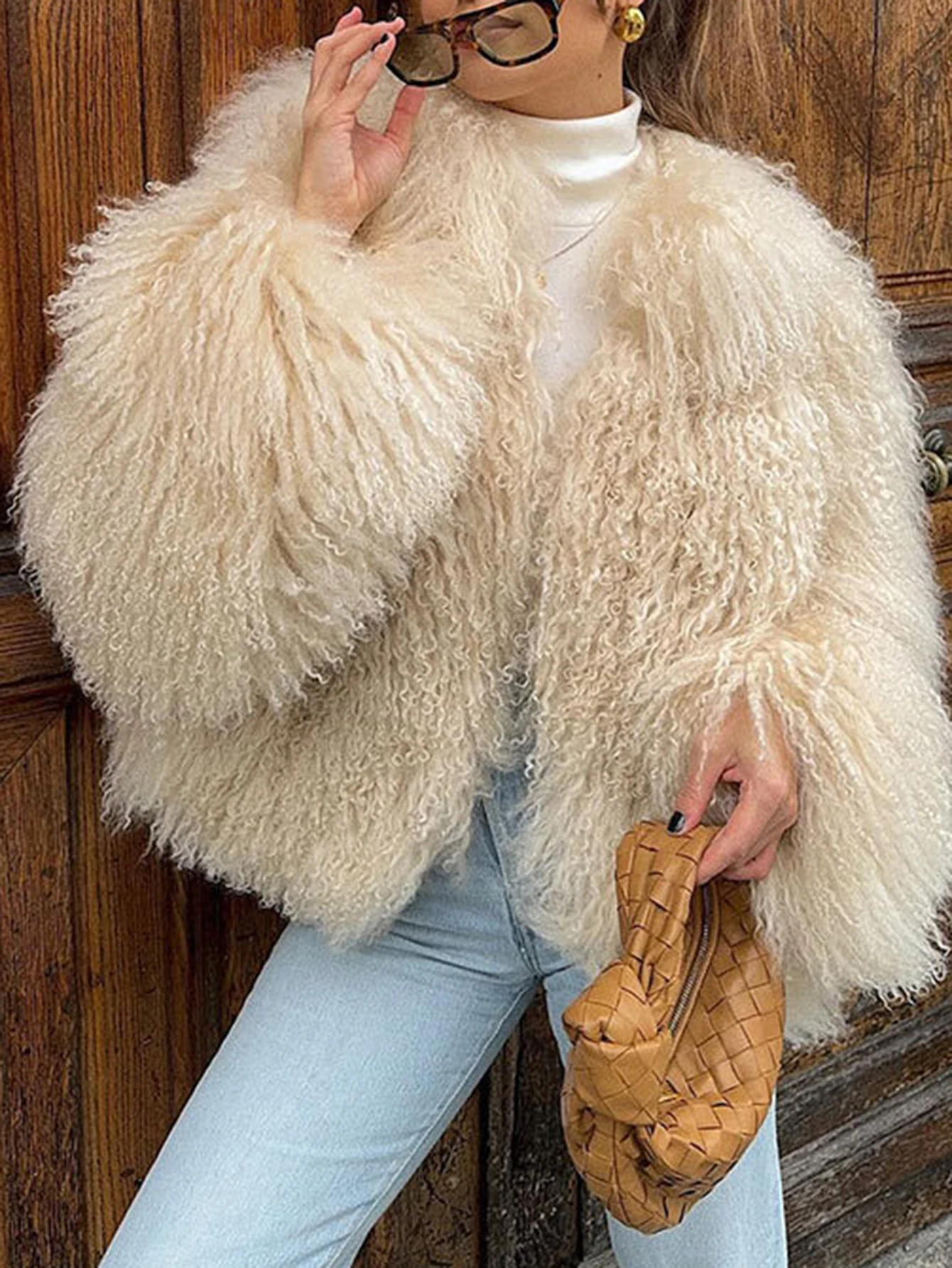 

Women's Winter Fashion Solid Color Long Sleeve V-Neck Casual Button Front Coats Basic Daily Wear