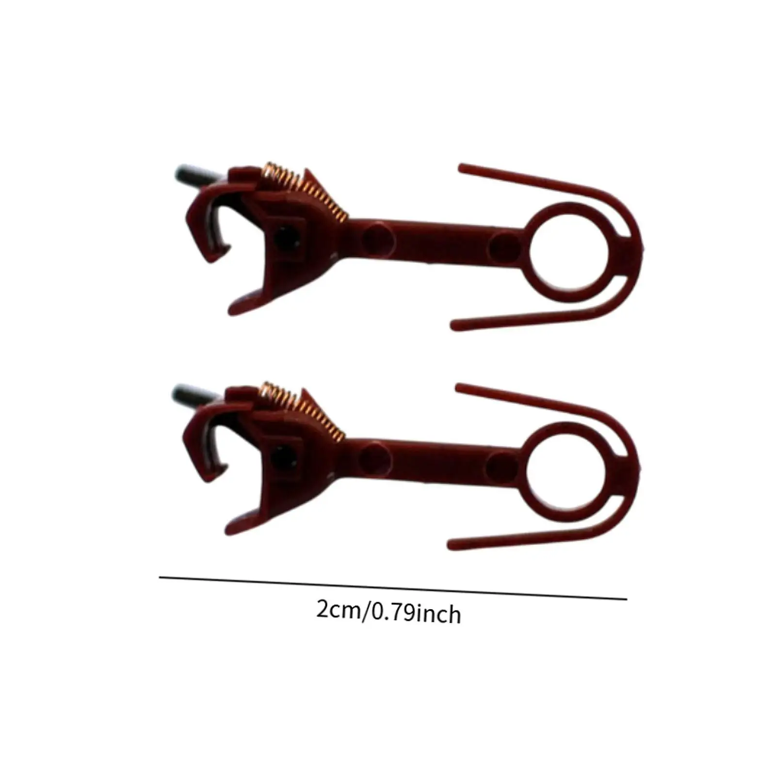 2er-Set HO-Kupplungen für Modelleisenbahnen, kompatibel mit 1:87