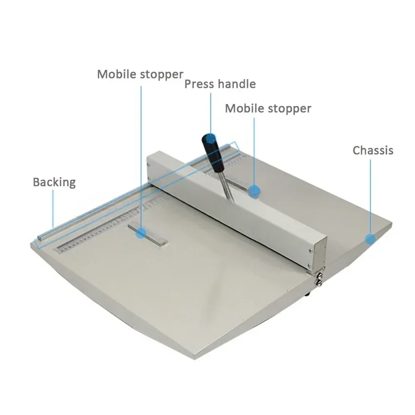18” 460mm Manual Paper Creasing Machine A3 Paper Creaser Scoring Folding Machine