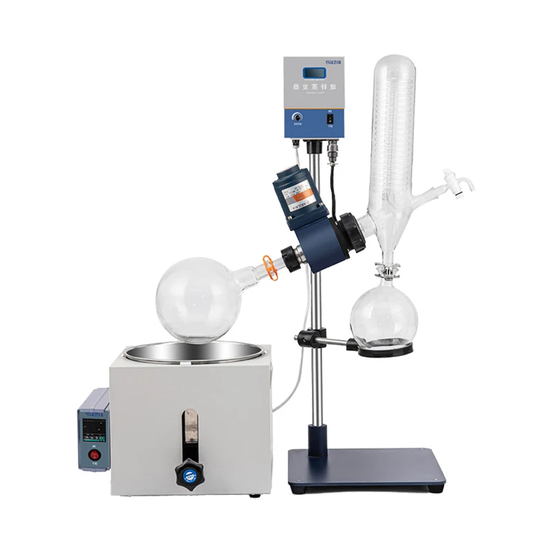 0.25- 2L Vacuum Decompression Extraction Distiller Machine  RE-201D Quality Laboratory Small Volume Rotary Evaporator