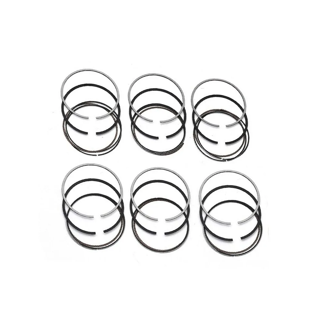 Engine Parts 6pcs Piston Rings Set STD Fit 3.0L l6 GAS For Volvo S60 S80 V60 V70 XC60 XC70 3.0L L6 T6 B6304T 30750896 2007-2018