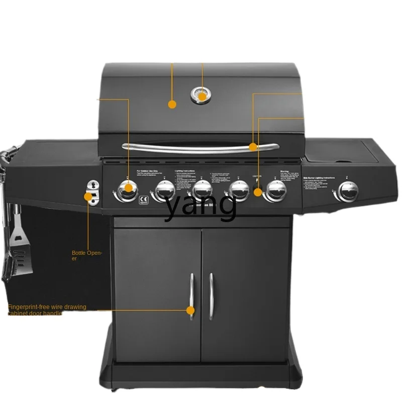 LH， Large Outdoor Grill Courtyard Gas Villa Barbecue Grill Stew Oven