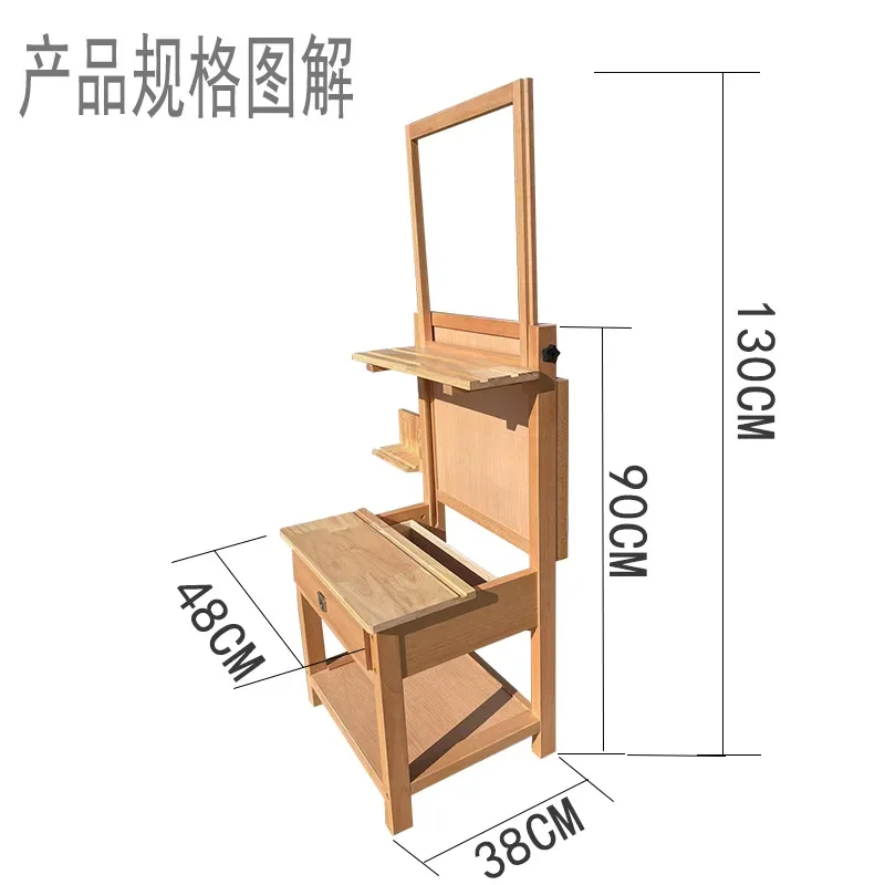Student Drawing Table Painting Stool Painting Chair