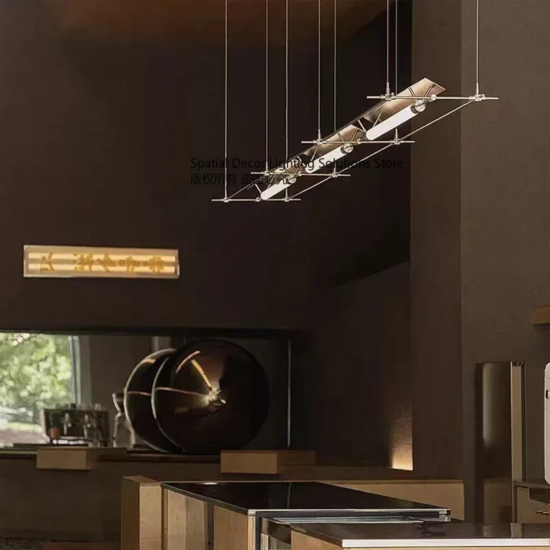 

Cai Liechao Designer Mazar Chandelier for Restaurant Front Desk Art Studio Bar Industrial Style Creative Lighting and Decoration