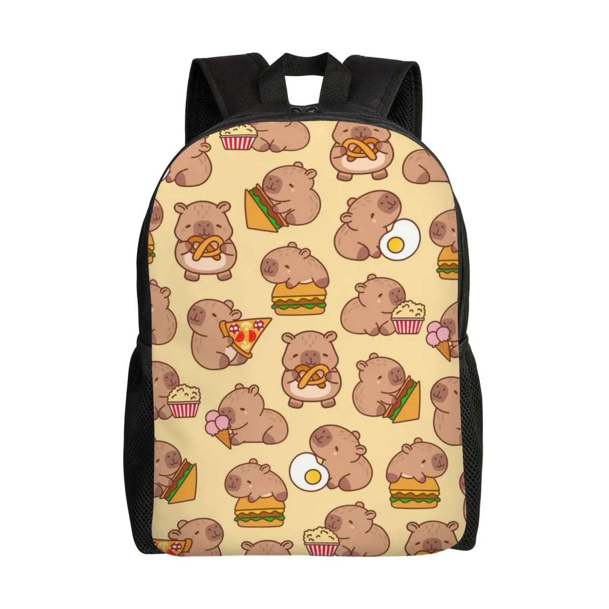 

Custom Funny Capybara Backpacks for Women Men College School Students Bookbag Fits 15 Inch Laptop Bags