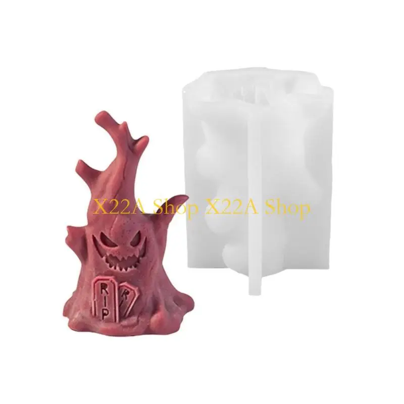 Unique Handmade Halloween Spooky Silicone Mold for Specter Stump Shaped